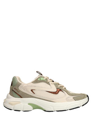 suède sneakers groen