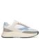 Manfield suède sneakers wit/grijs