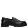 Manfield leren loafers zwart
