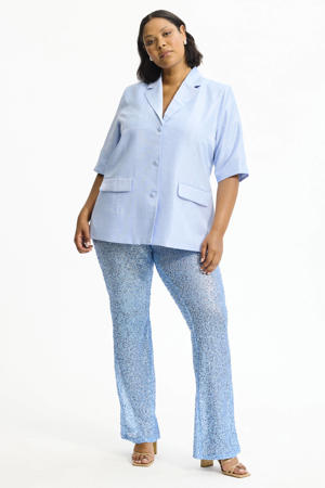 regular blazer lichtblauw