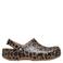 Crocs Peuter/Kleuter graphic clogs met panterprint cognac/zwart