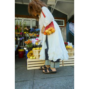 thumbnail: Crocs slippers met plateauzool en sleehak - zwart