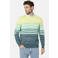 Babista katoenen gestreepte trui +FIT Collectie Plus Size - groen