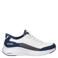 Skechers slip-on sneakers blauw/wit