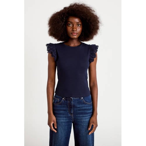 Cache Cache mouwloze top broderie afbeelding