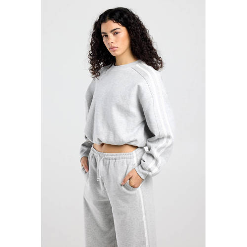 America Today cropped trui grijs afbeelding