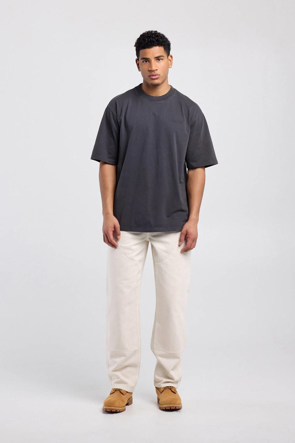 America Today loose fit jeans beige