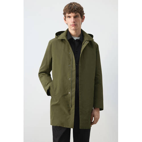 Mango Man parka groen afbeelding