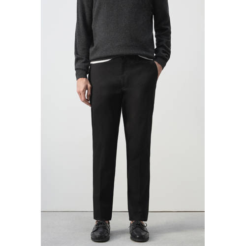 Mango Man slim chino zwart afbeelding