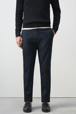 slim chino donkerblauw