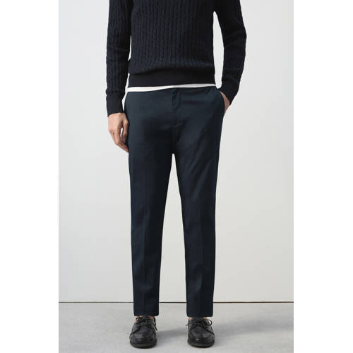 Mango Man slim chino donkerblauw afbeelding