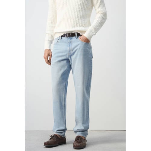 Mango Man regular fit jeans blauw afbeelding