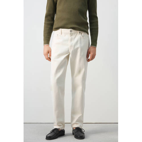 Mango Man regular fit jeans ecru afbeelding