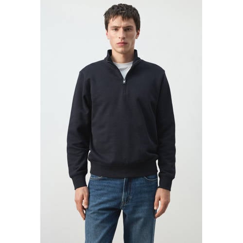 Mango Man sweater donkerblauw afbeelding
