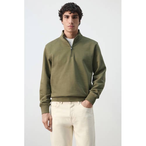 Mango Man sweater groen afbeelding