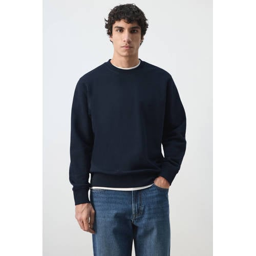 Mango Man sweater donkerblauw afbeelding