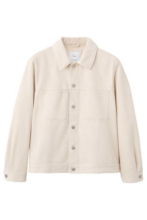 denim spijkerjas beige