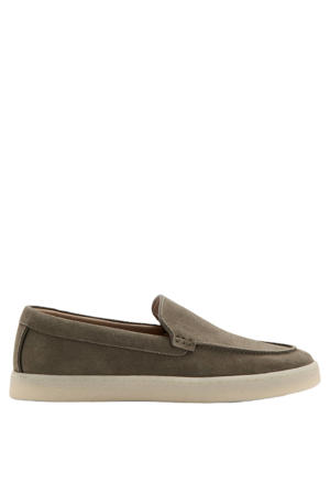 suède loafers kaki