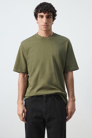 relaxed T-shirt groen