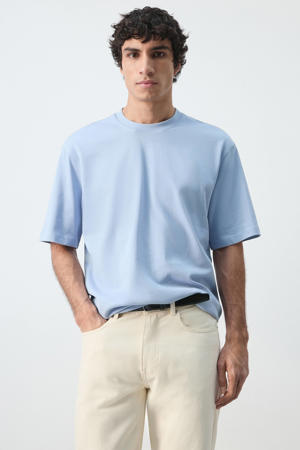 relaxed T-shirt blauw