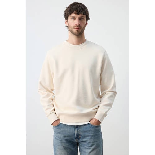 Mango Man sweater ecru afbeelding
