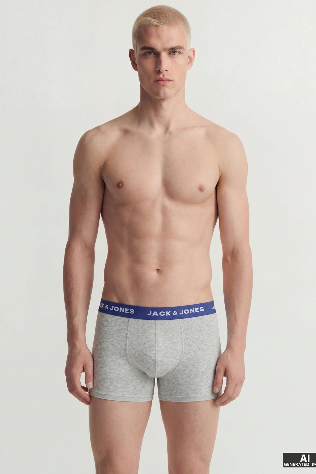 JACK & JONES boxershort JACSOLID (set van 12)