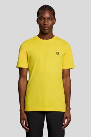 regular T-shirt geel