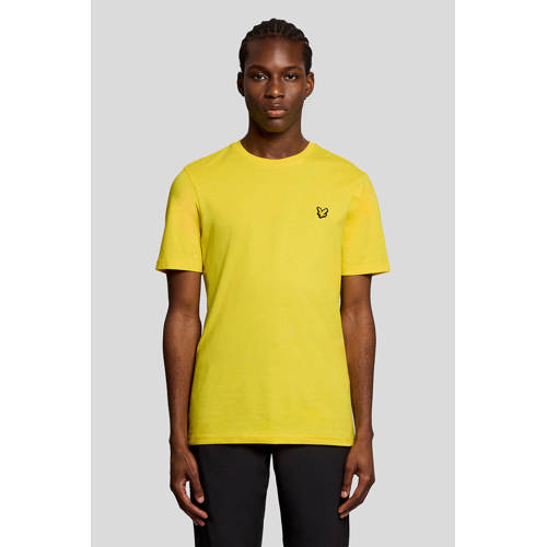 Lyle & Scott regular T-shirt geel afbeelding