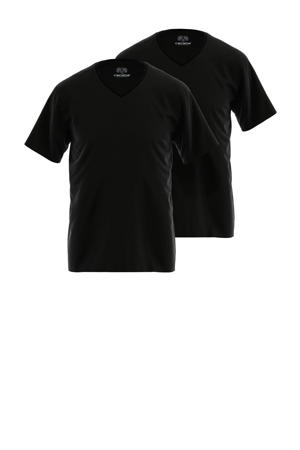 ondershirt (set van 2) zwart