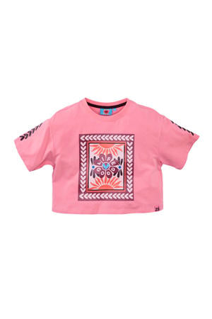 cropped T-shirt Anissa lichtroze