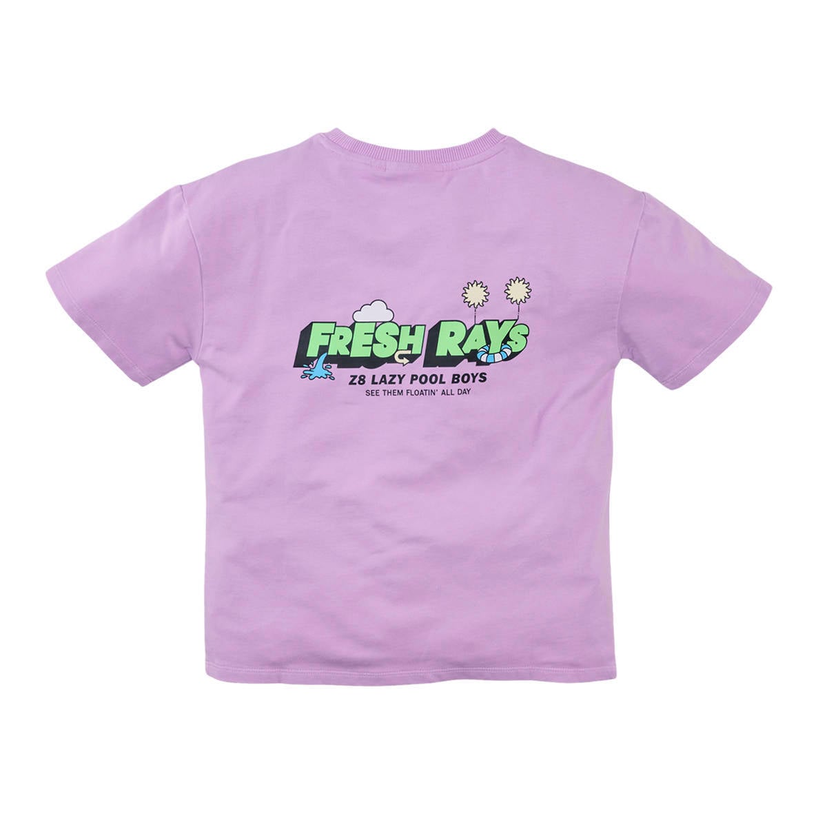 Z8 kids T-shirt Mica met backprint lila | wehkamp