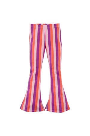 flared broek Jannat lichtroze/violet/koraal