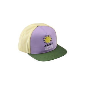 baseball cap Vico lila/lichtgeel/groen