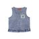 Z8 kids denim gilet Cateleya light blue denim