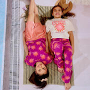 thumbnail: Z8 kids T-shirt Yinthe violet/oranje/lichtroze