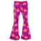 Z8 kids flared broek Amani violet/oranje/lichtroze
