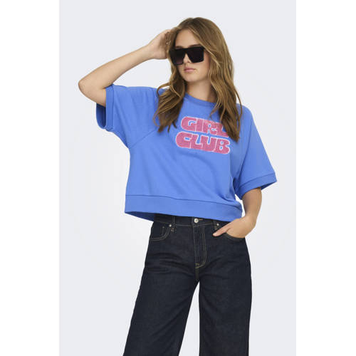ONLY sweater blauw afbeelding