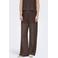 ONLY regular waist gebloemde casual broek bruin broderie