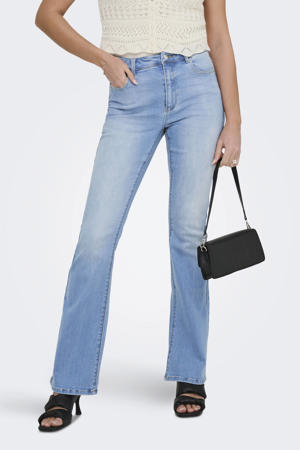 Onlmila High Waist Flared Dnm Sij high waist flared jeans light blue denim