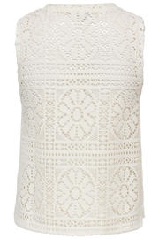 thumbnail: ONLY top ecru crochet