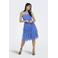 ONLY off shoulder jurk blauw