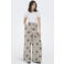 JDY wide leg high waist casual broek zand
