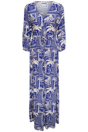 maxi jurk blauw