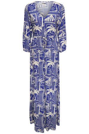 maxi jurk blauw