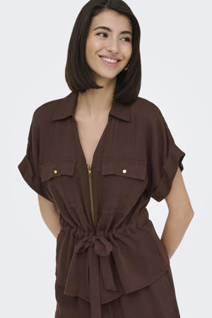 blouse bruin