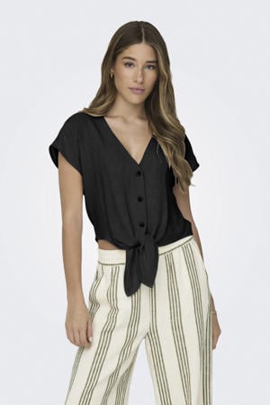 blousetop met linnen