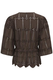 thumbnail: JDY blouse broderie donkerbruin