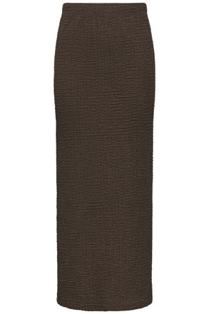maxi rok donkerbruin