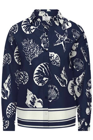 blouse donkerblauw
