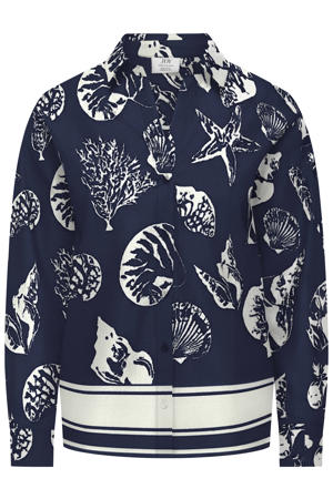 blouse donkerblauw